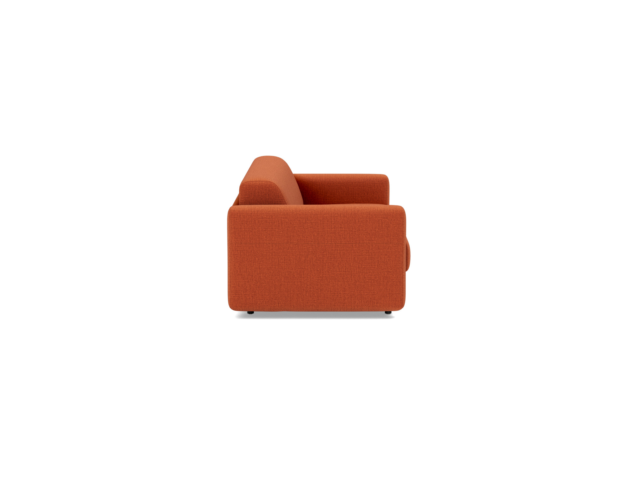 Schlafsofa Killian mit Taschenfederkernmatratze 160 Chenille Esina 412-Rust-Orange