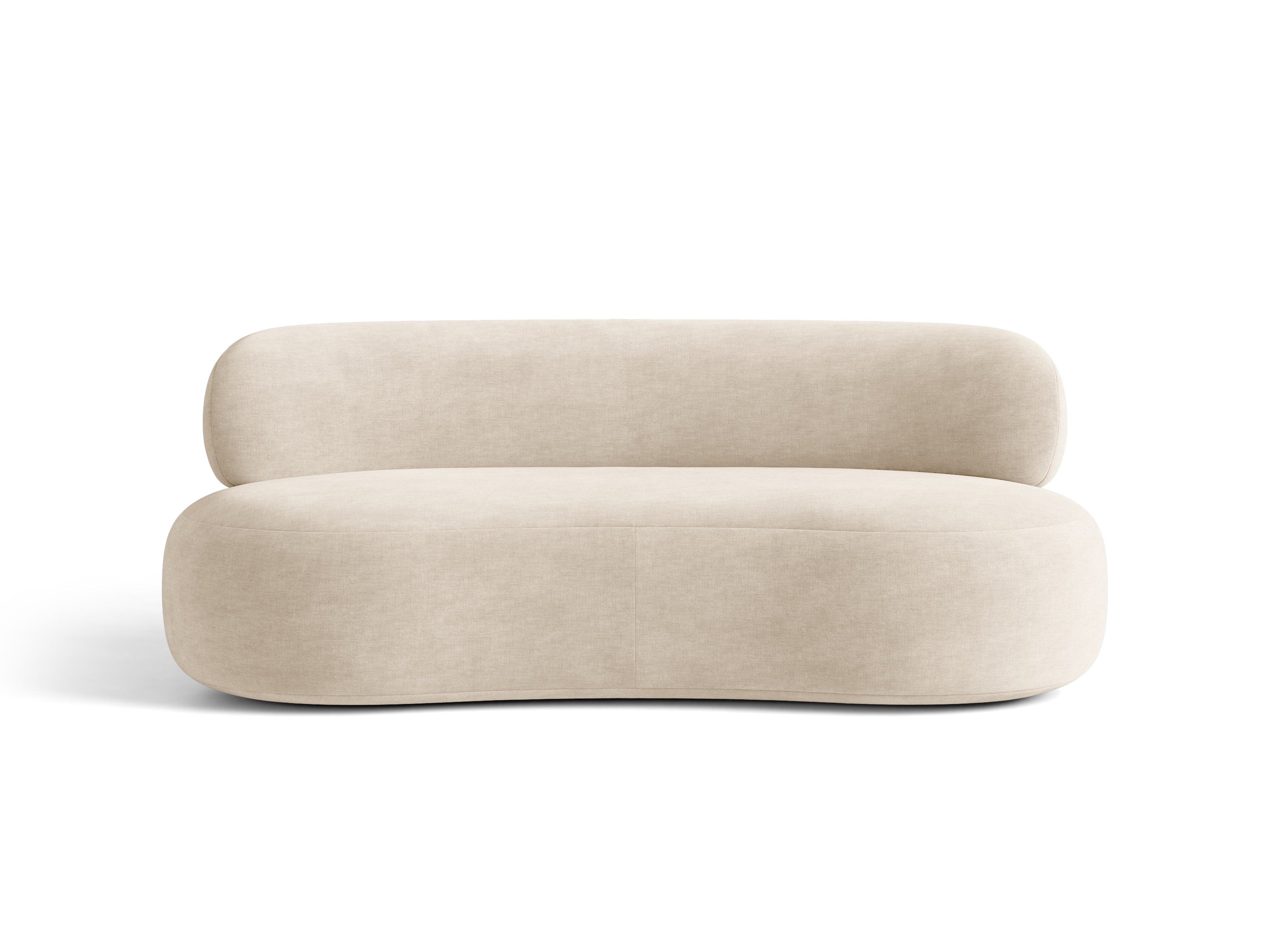 Micadoni Aura Sofa 3-Sitzer Chenille Golden Helles Beige