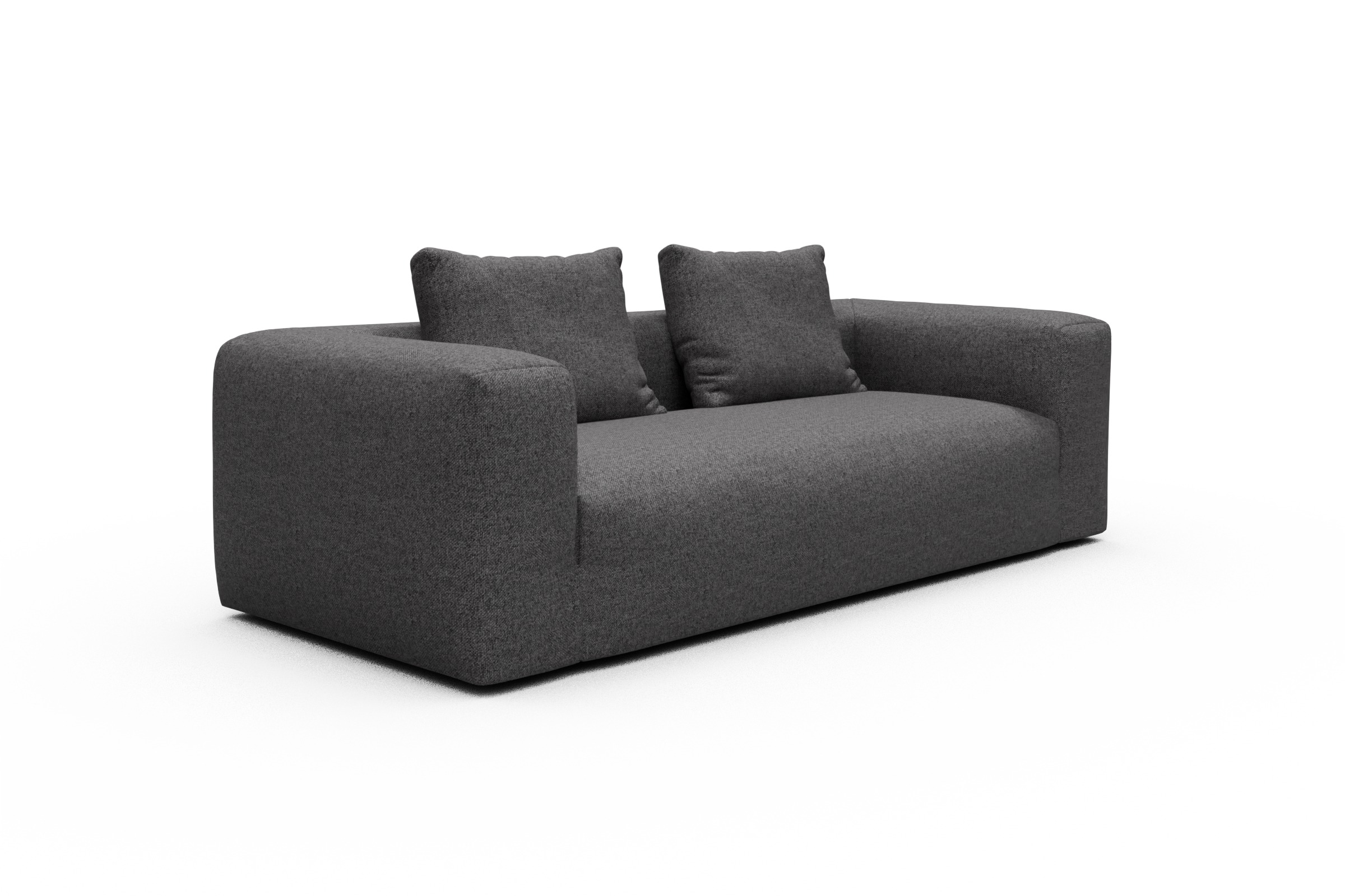 Sofa Fred 3-Sitzer Sama-Antracite