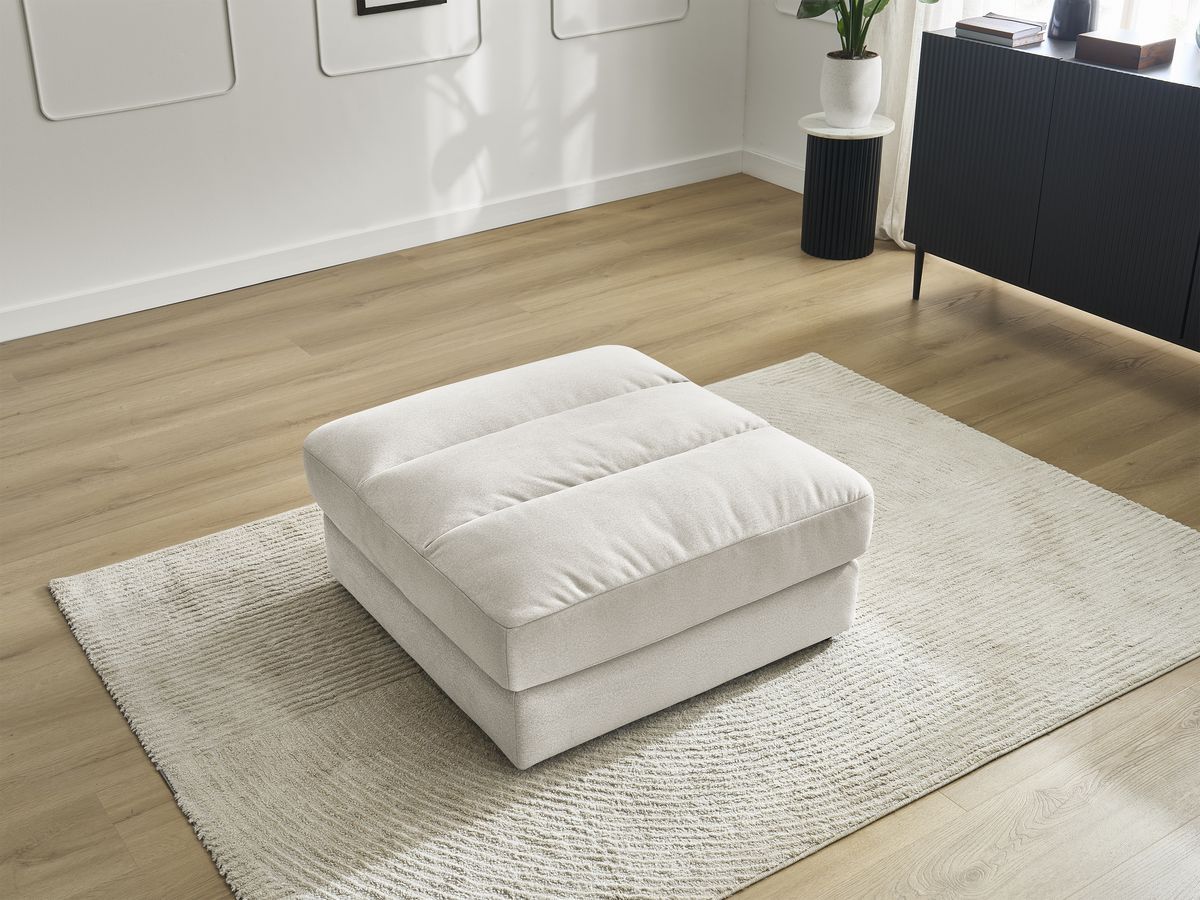 Bobochic Sierra Pouf Samt Beige