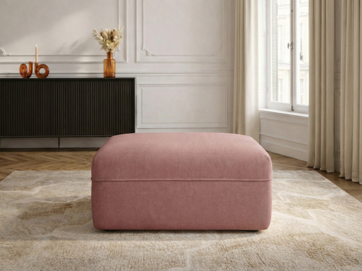 Bobochic Luigi Pouf Strukturstoff Rosa
