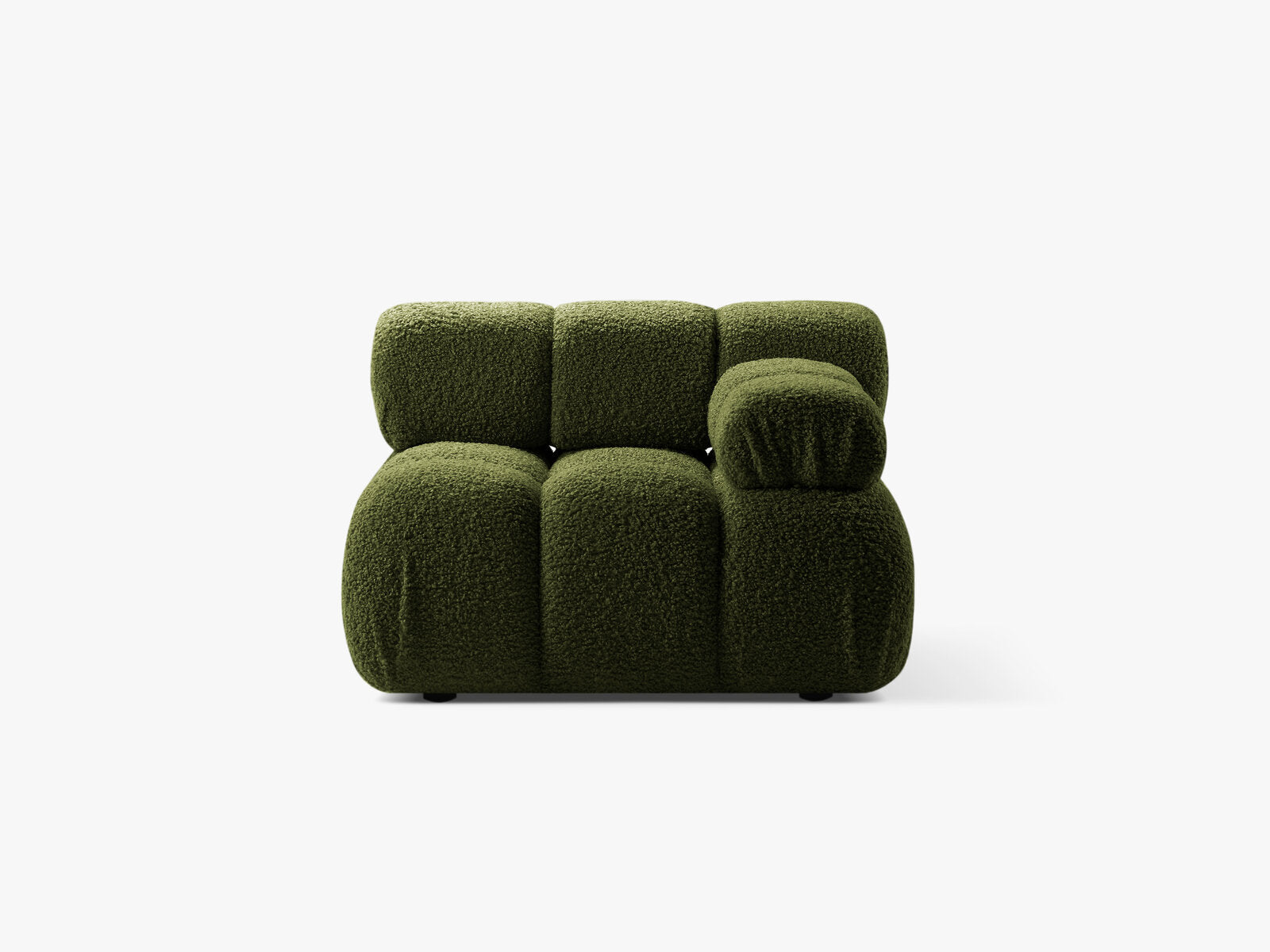 Micadoni Eckmodul Bellis Rechts Boucle Rolf Grün