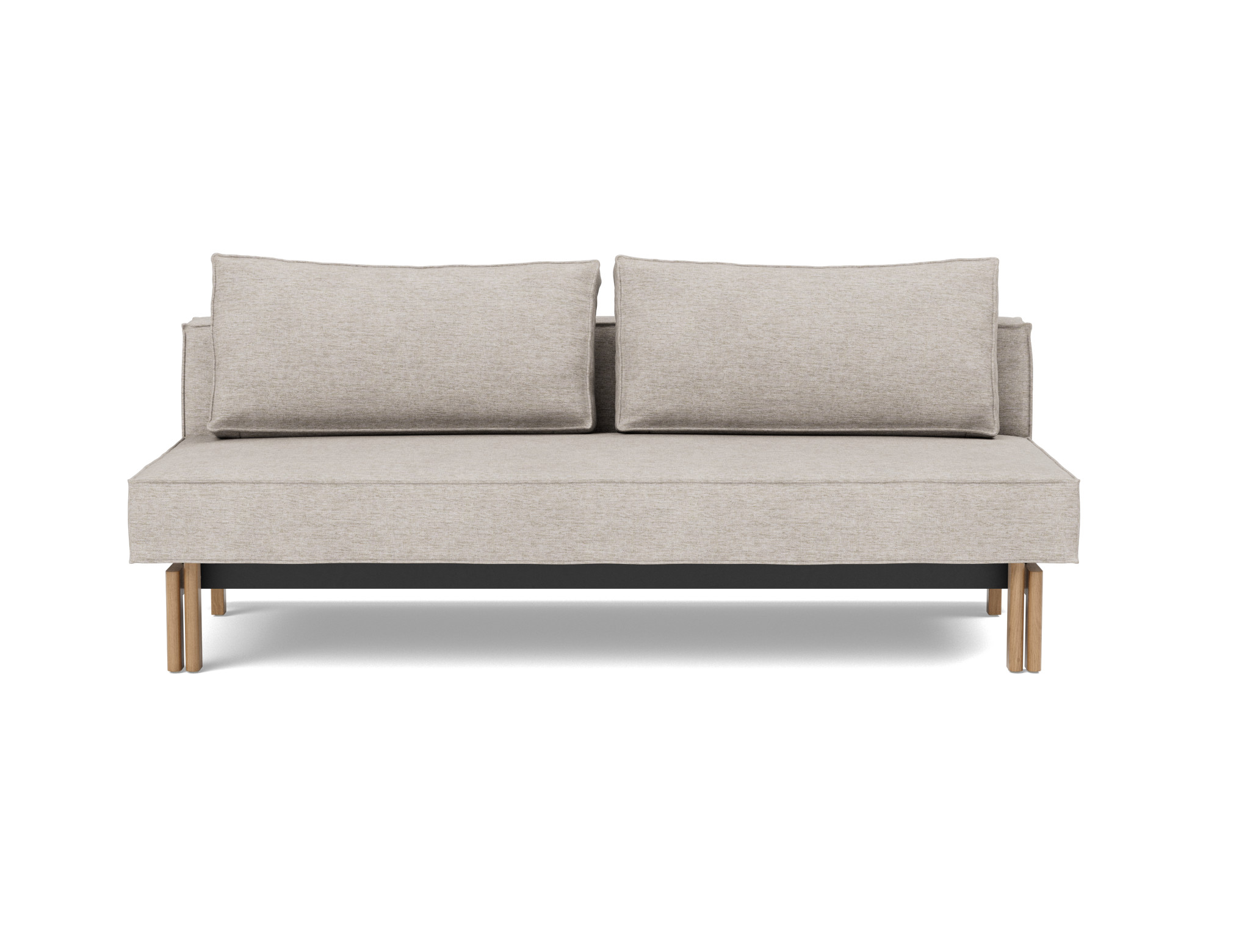 Schlafsofa Sly Chenille Yuveno 471-Sand Beine Eiche