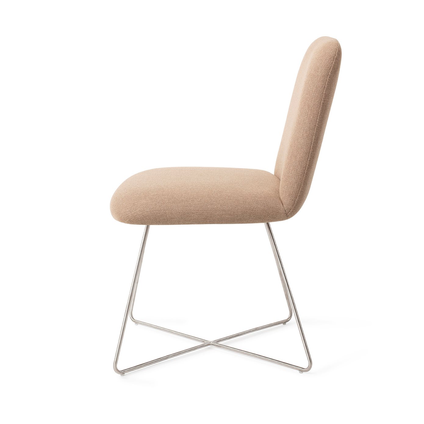 Jesper Home Esszimmerstuhl Taiwa Whisper-Wheat Cross Stahl