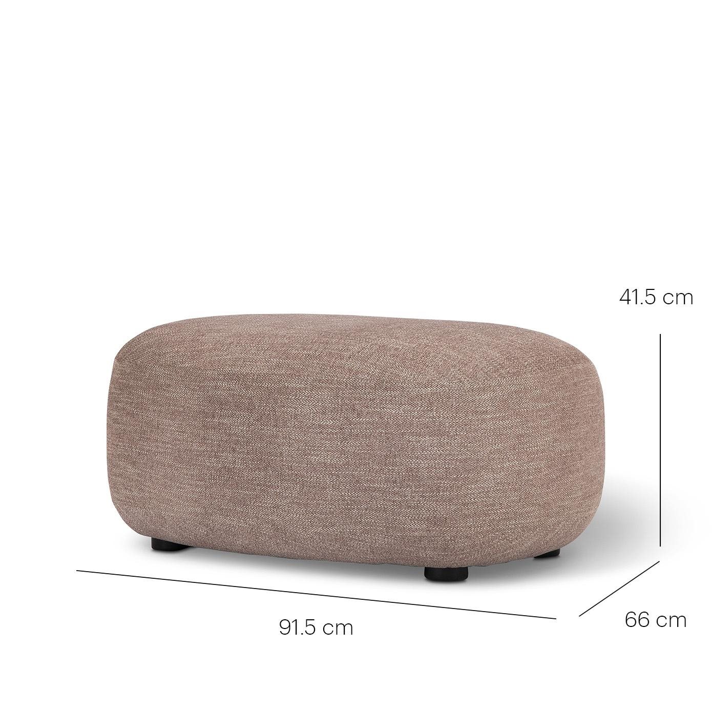 Jesper Home Polsterhocker Luusar Purple