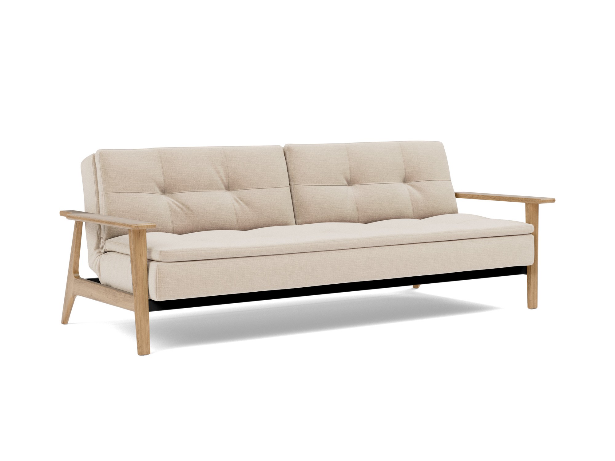 Schlafsofa Dublexo Frej Chenille Esina 410-Almond-Beige