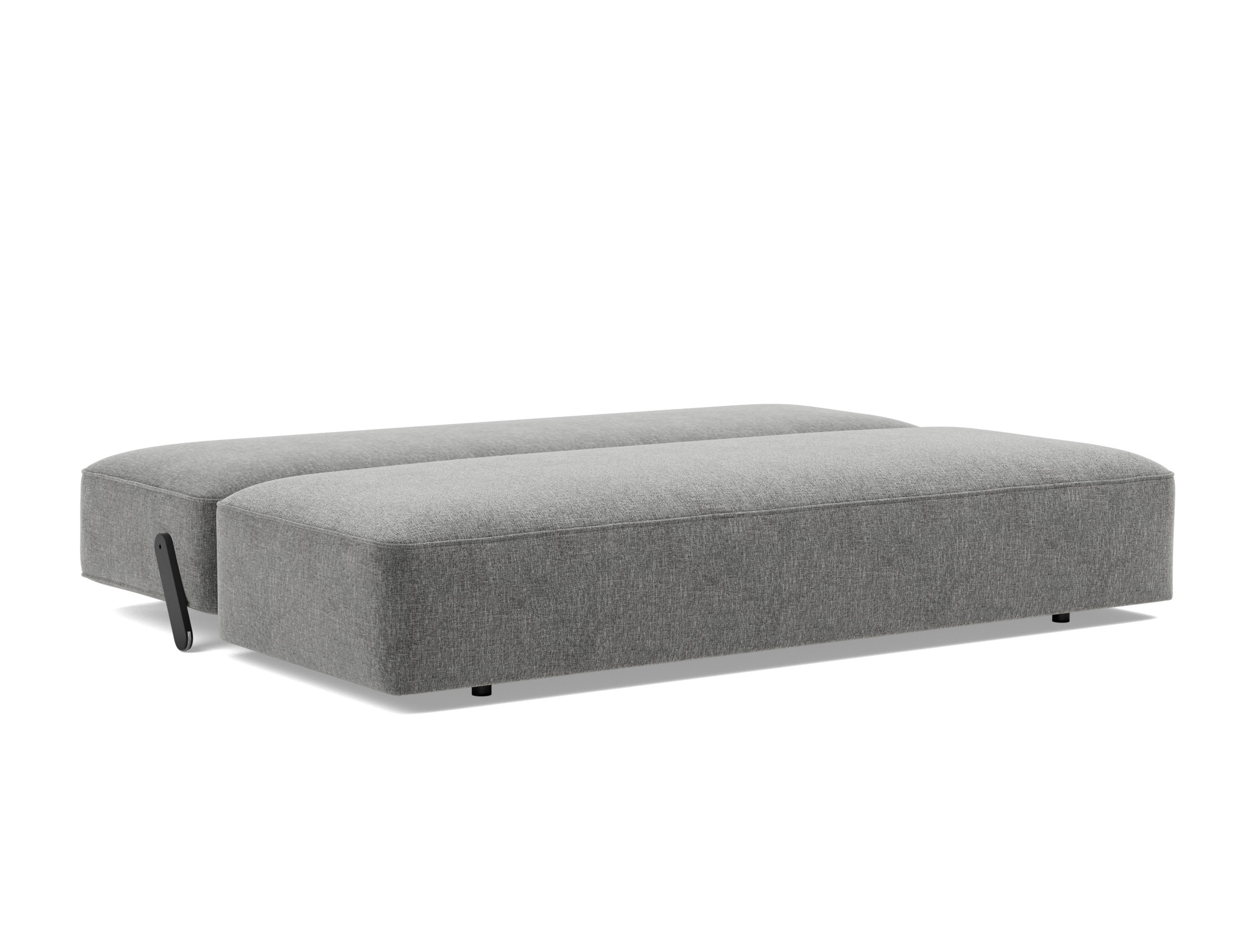 Schlafsofa Yonata Strukturierter Stoff Twist 563-Charcoal