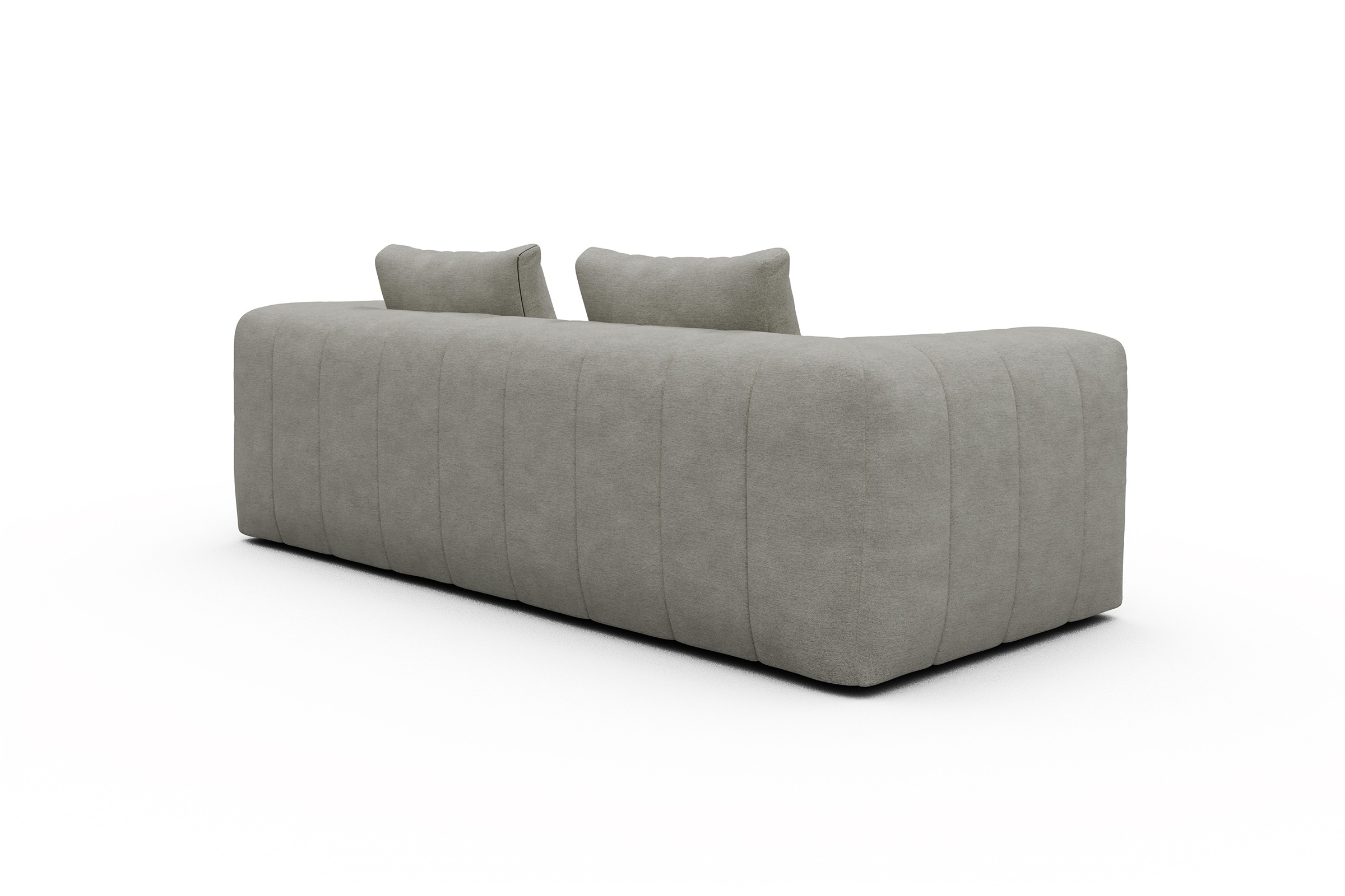 Sofa Hugo 3-Sitzer Carreno-Moon-Stone-White