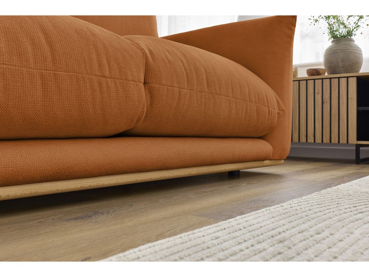 Bobochic Ernest Sofa 2-Sitzer Stoff Orange