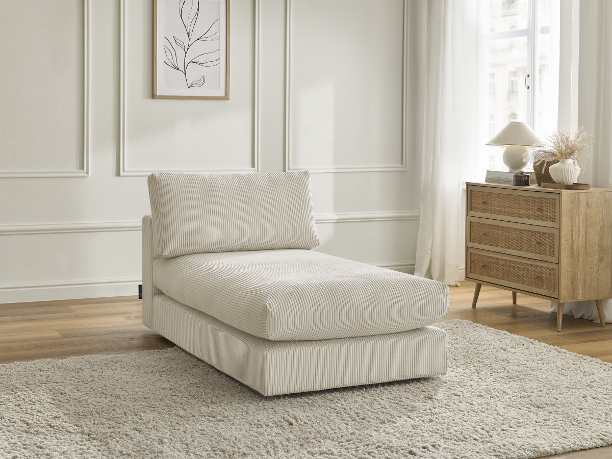 Bobochic Paris Méridienne-Modul Cordsamt Beige