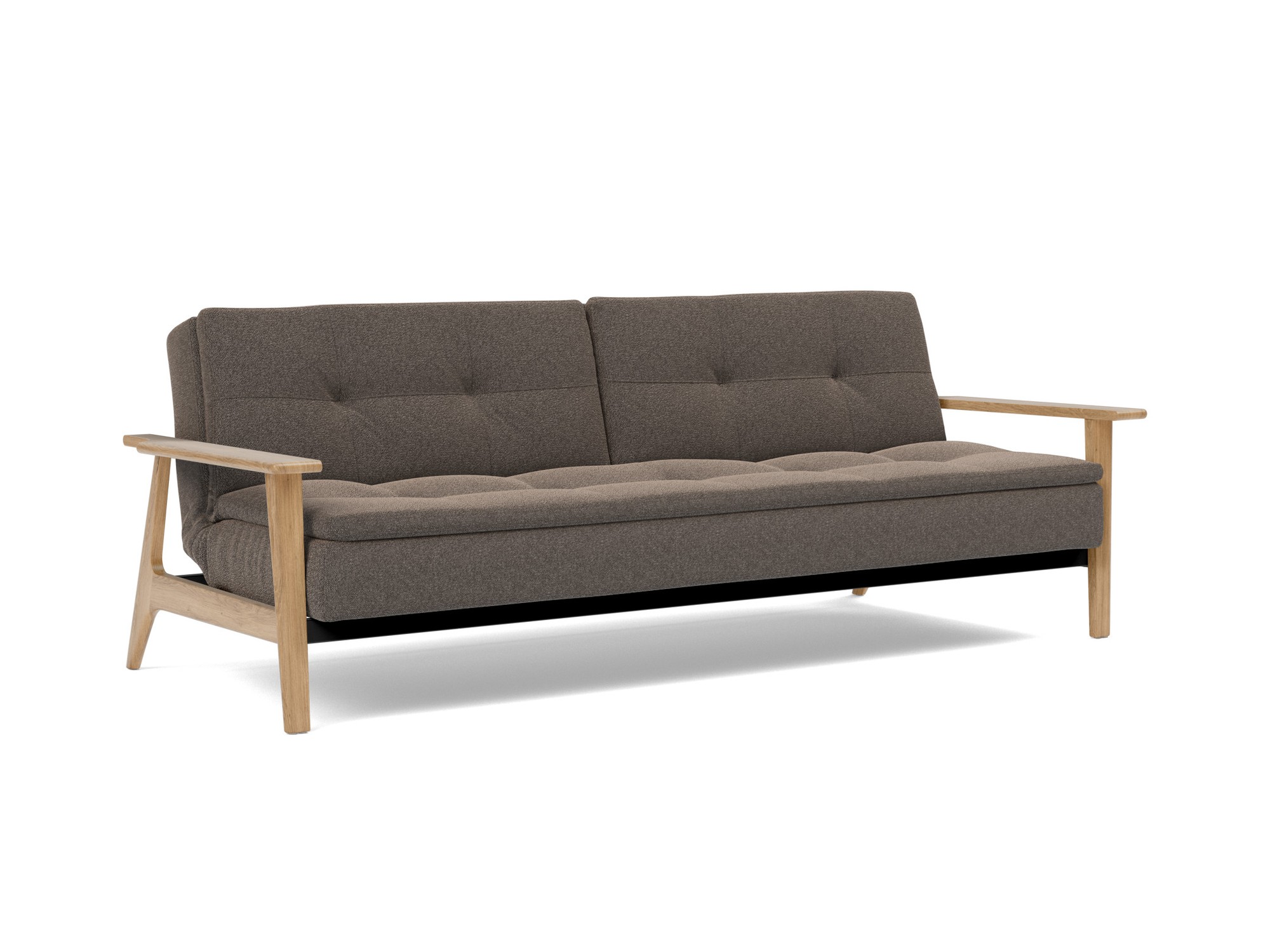 Schlafsofa Dublexo Frej Boucle Skandi 530-Taupe