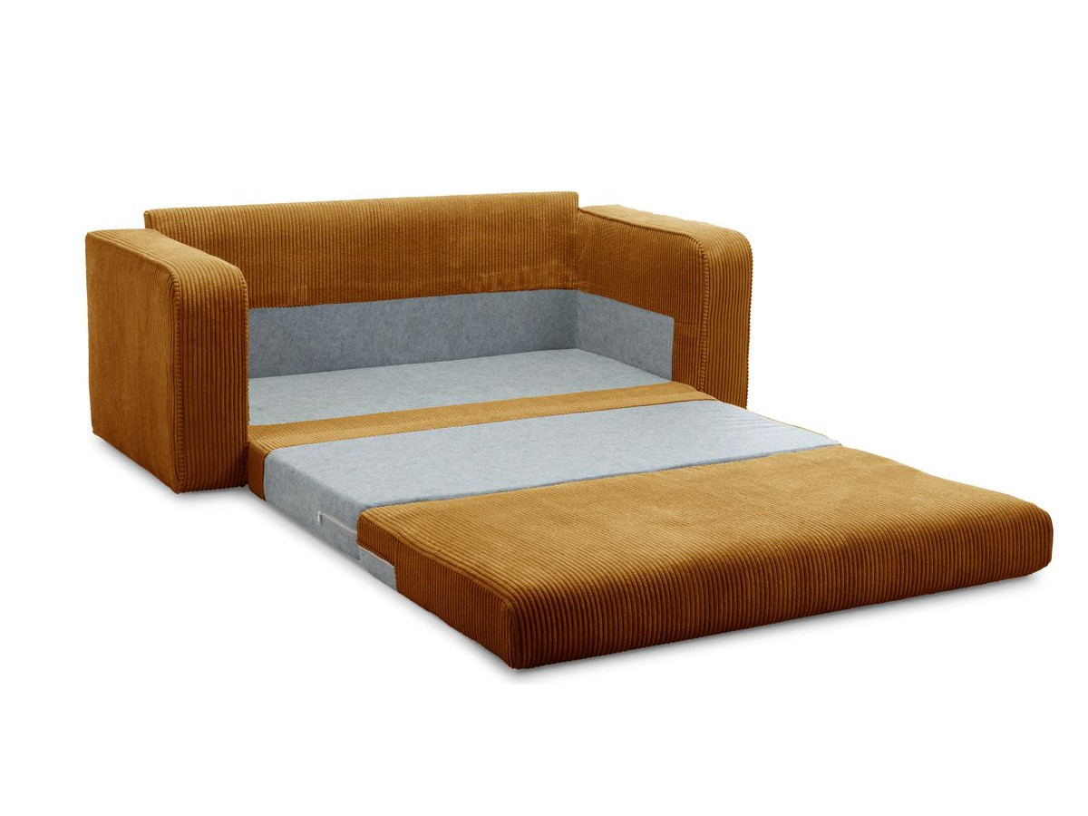 Bobochic Come Schlafsofa 2-Sitzer Cordsamt Gelb