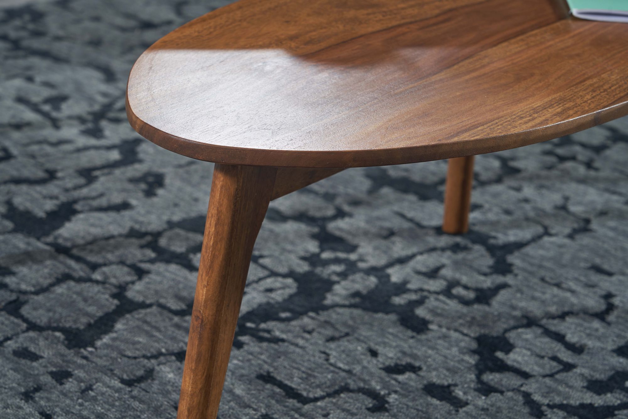 Satztisch 2er-Set Avaldsnes Sheesham Massivholz 100 × 50 × 42 cm