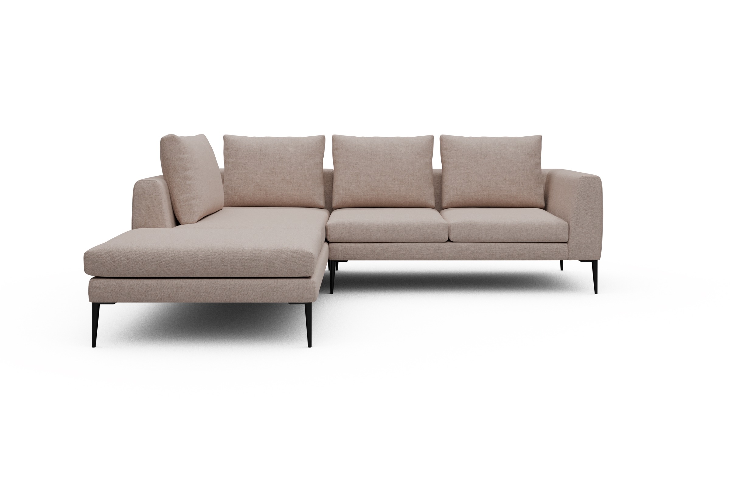 Skandi Home Ecksofa Paul Relax-Ecke links mit 2-Sitzer Weda-Sand moebelfaktor