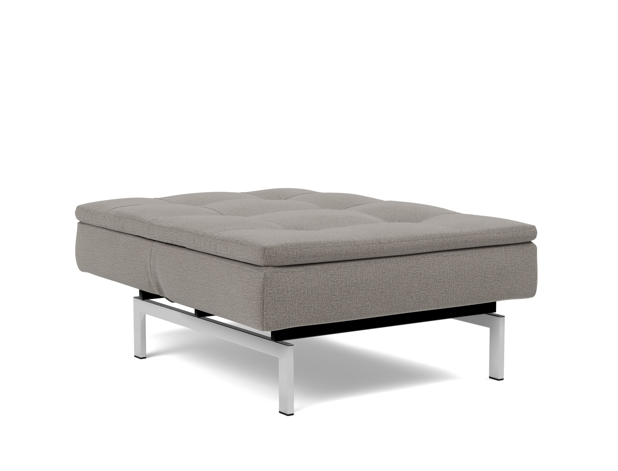 Sessel Dublexo Flachgewebe Mixed Dance 521-Grey Beine Chrom