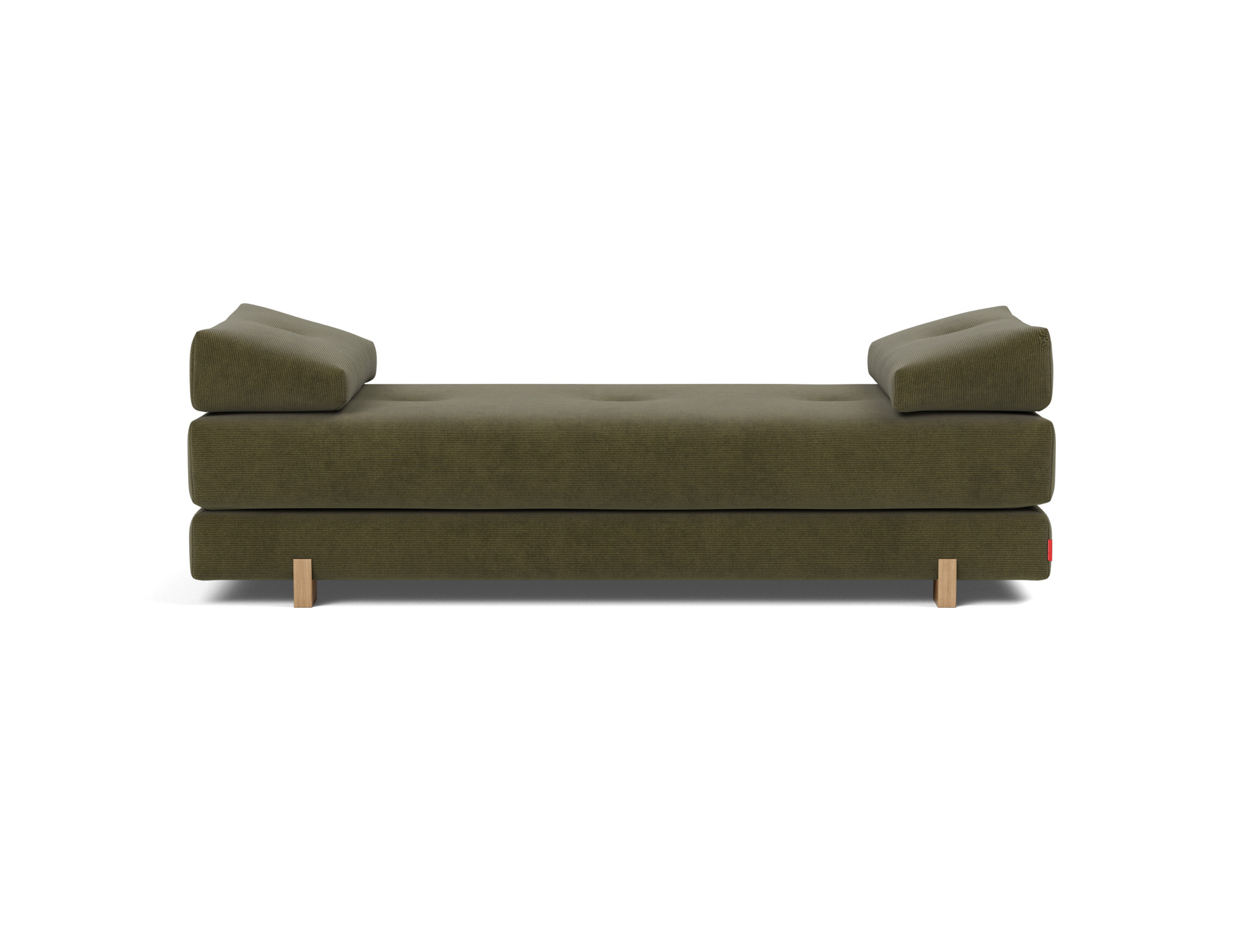 Tagesbett Sigmund Kord Cordufine 316-Pine-Green Beine Drip Eiche