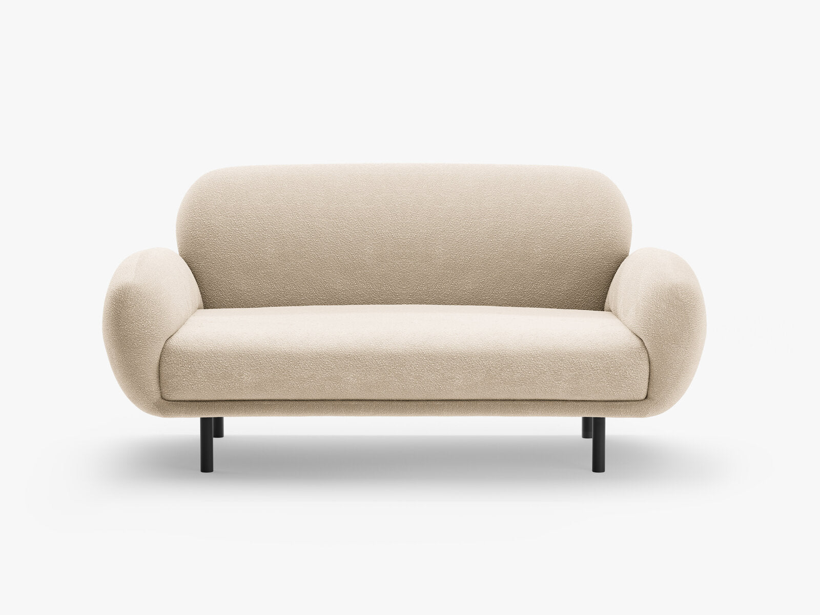 Micadoni Sofa Poppy 2-Sitzer Boucle Baloo Beige