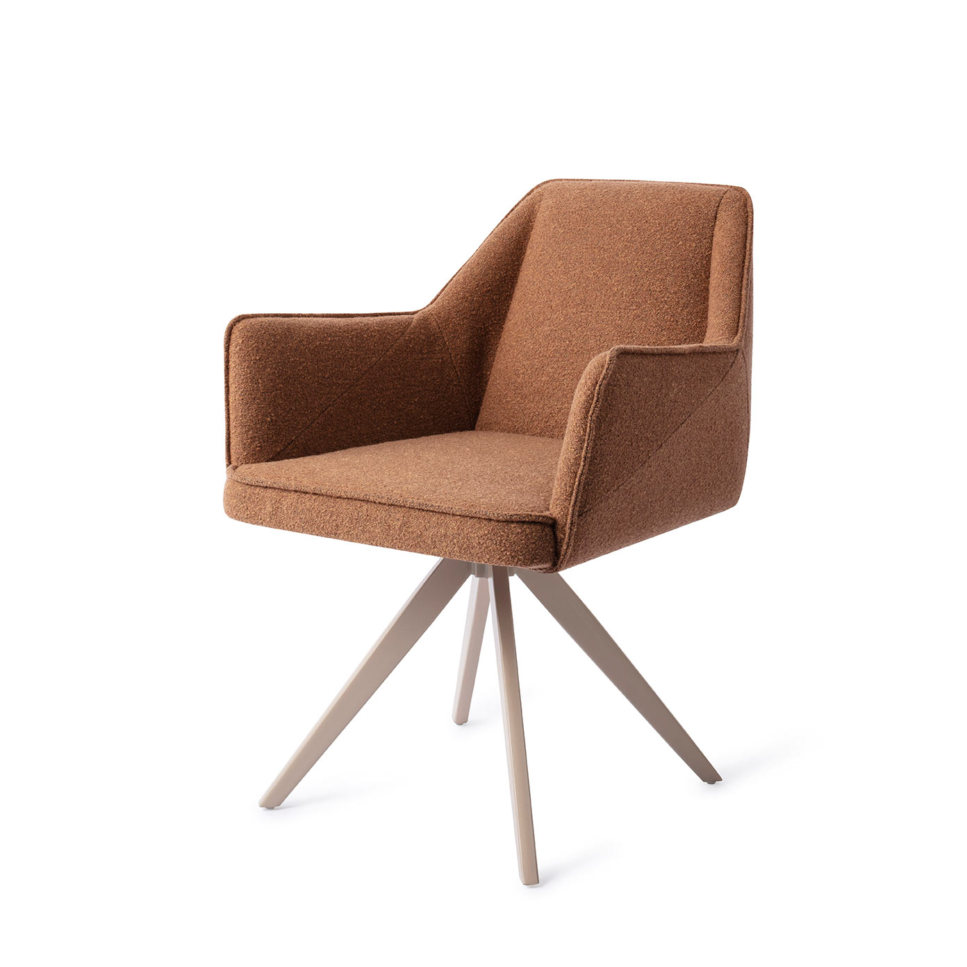 Jesper Home Esszimmerstuhl Tome Cinnamon-Bun Turn Beige