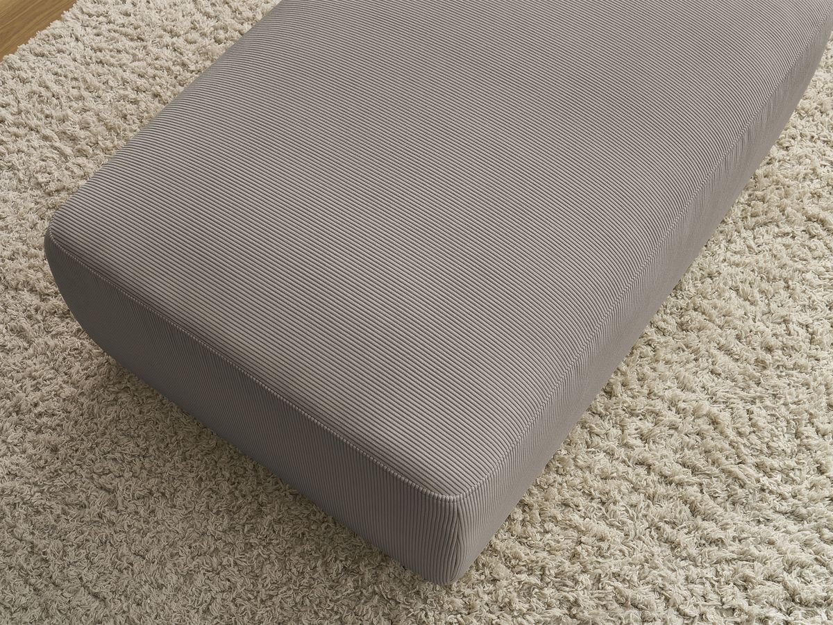 Bobochic Sidonie Pouf Cordsamt Taupe