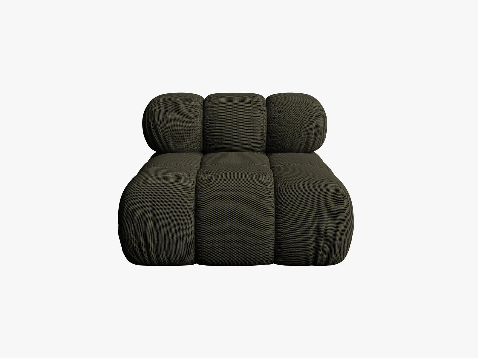 Micadoni Armloses Modul Bellis 3D-Stoff Sonic Amazonas Grün