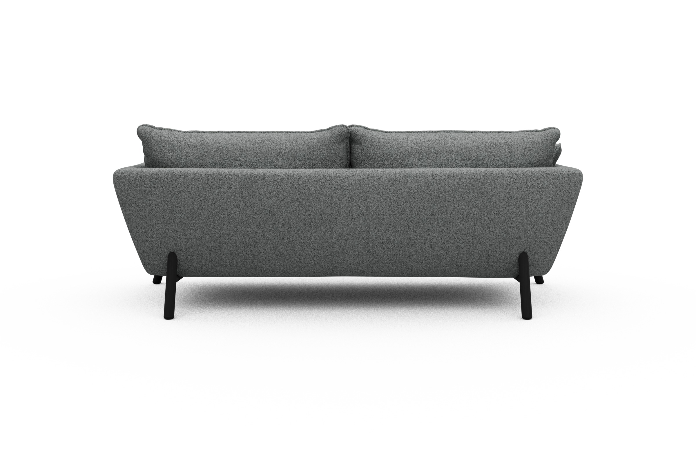 Sofa Emil PREMIUM 3-Sitzer Beinfarbe Eiche Schwarz Aivi-Gravet-Grey