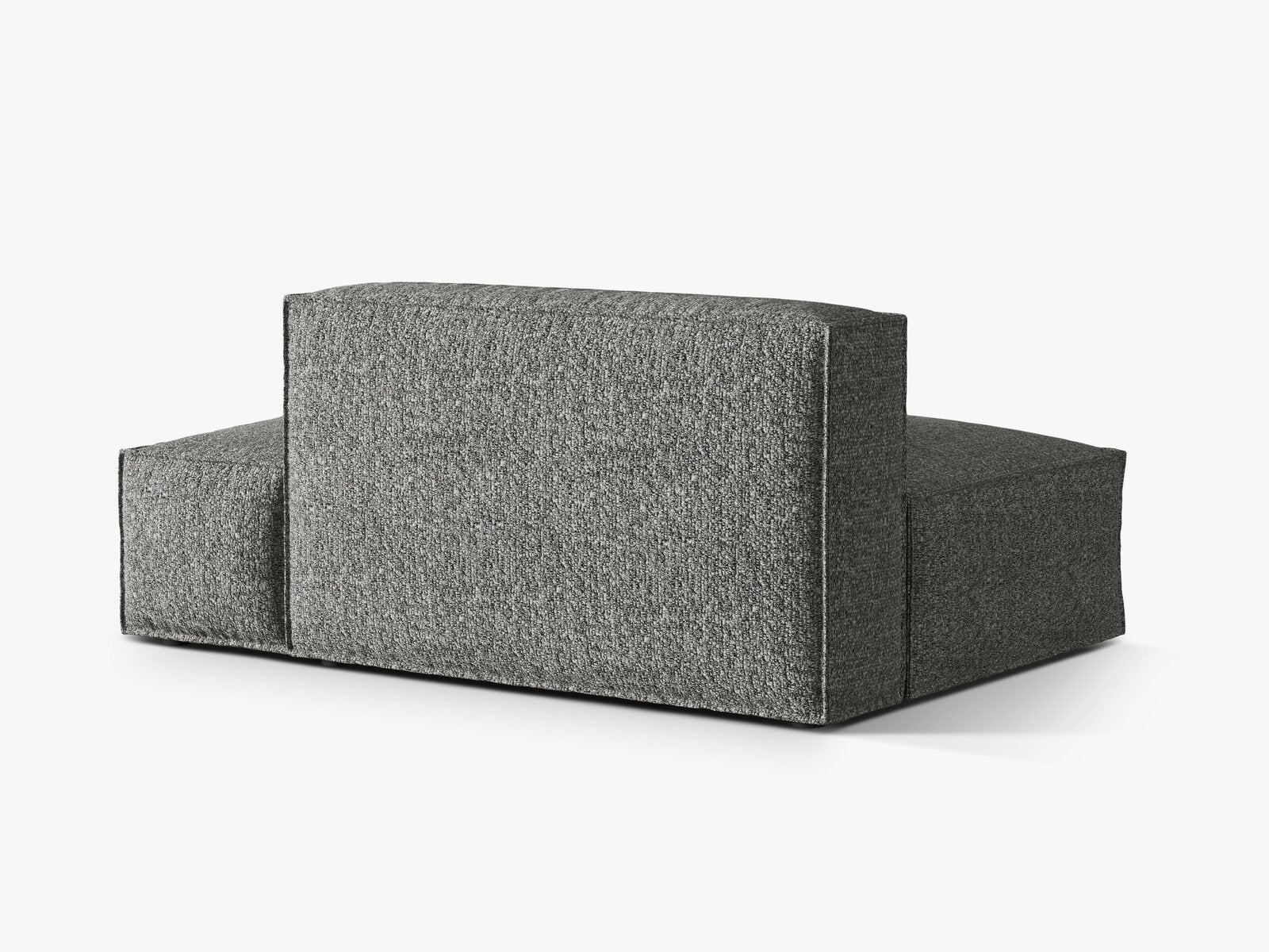 Micadoni Modul Nuria 3-Sitzer Rechts Boucle Graphit