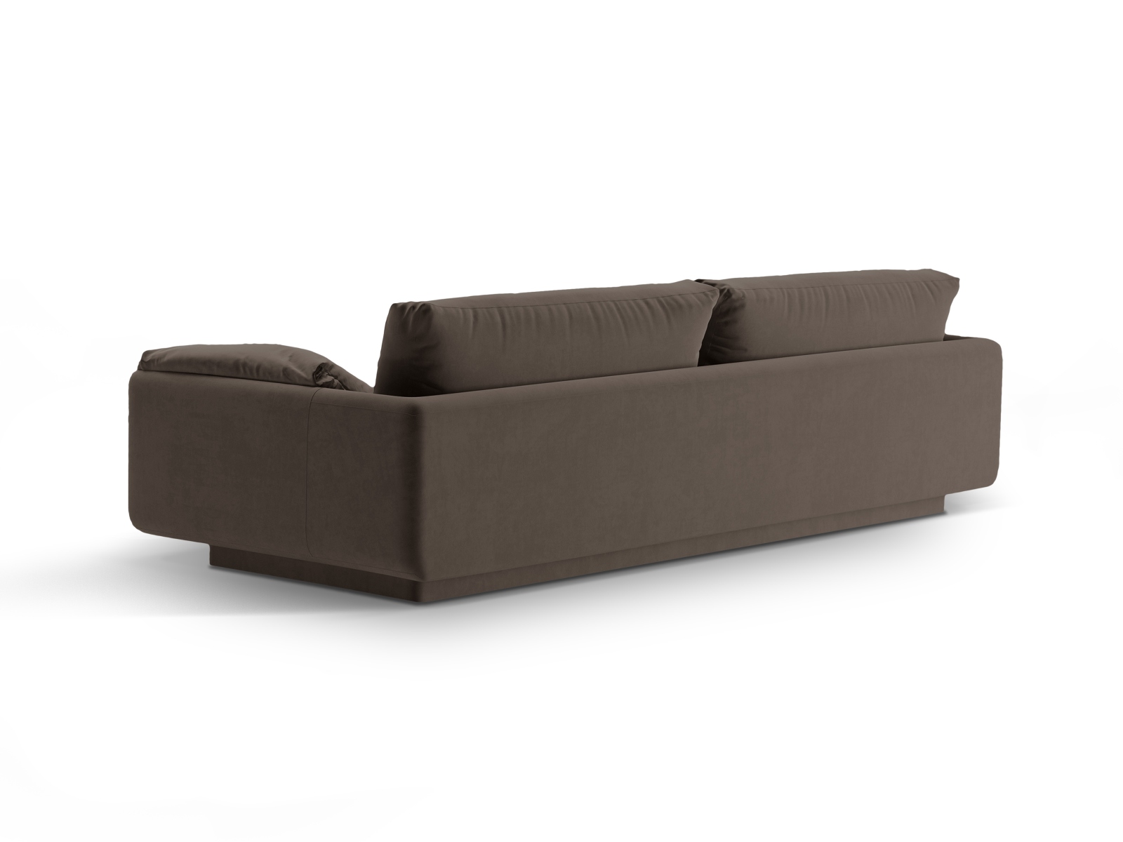 Micadoni Sofa Torino 4-Sitzer Samt Ebenholz