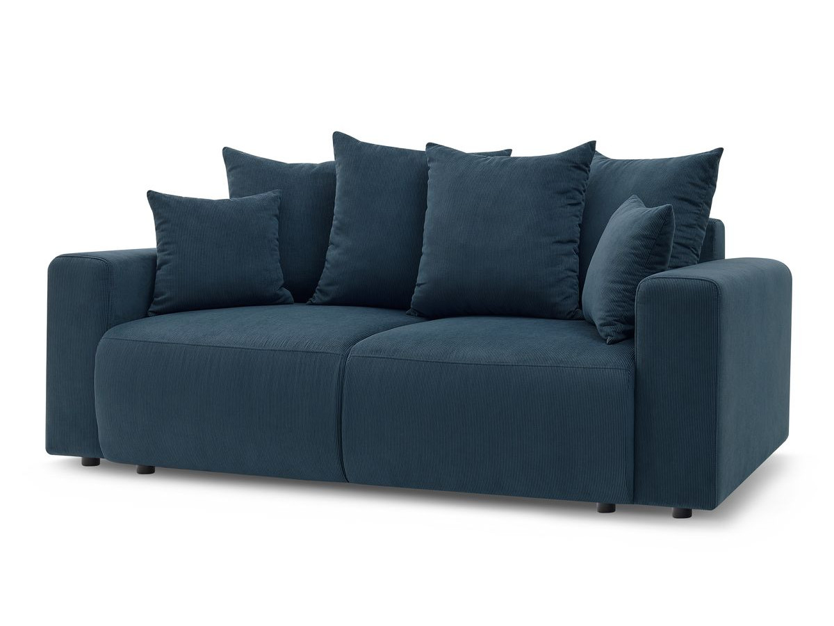 Bobochic Envy Sofa 2-Sitzer Cordsamt Dunkelblau
