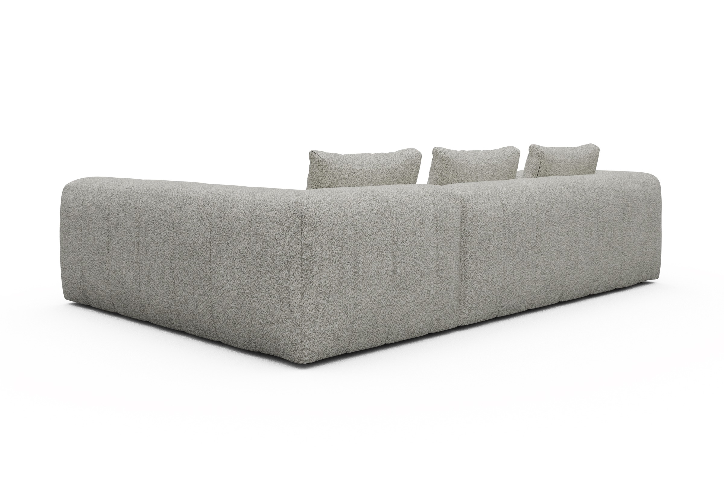 Ecksofa Hugo 2x 2,5-Sitzer Armlehne links Vanora-Warm-Sand