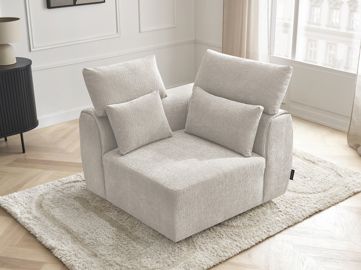 Bobochic Jana Eckmodul Strukturstoff Beige