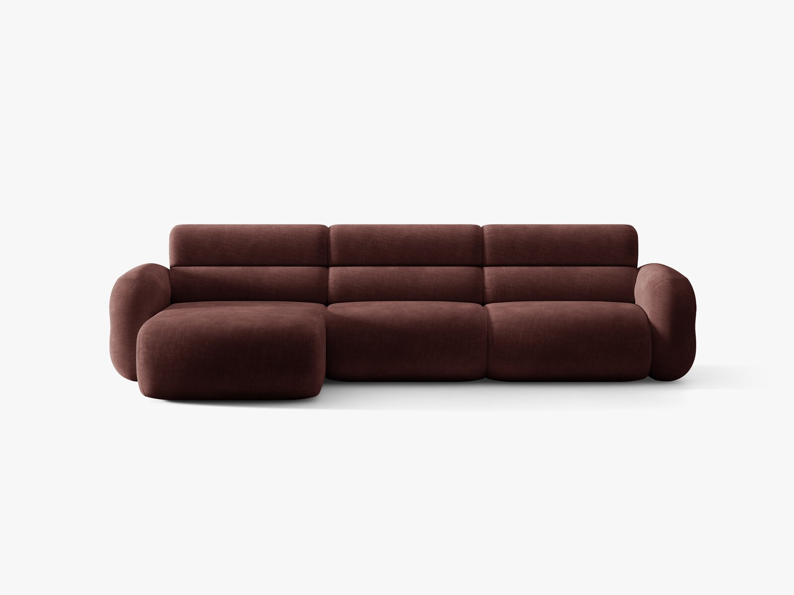 Micadoni Neo Ecksofa 4-Sitzer Links Chenille Golden Kirschbaum