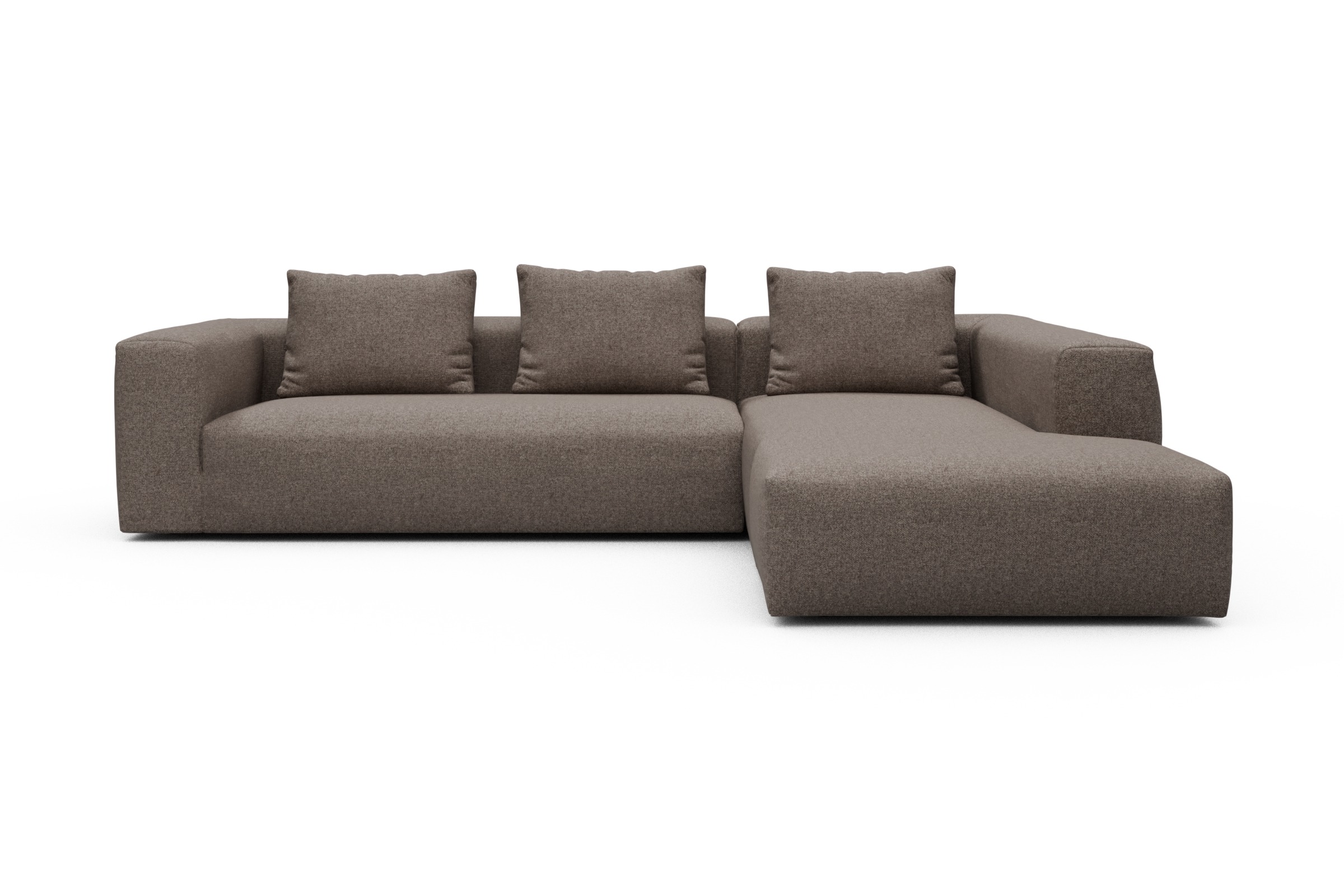 Skandi Home Ecksofa Fred Relax-Ecke rechts mit 2,5-Sitzer Sama-Stone moebelfaktor