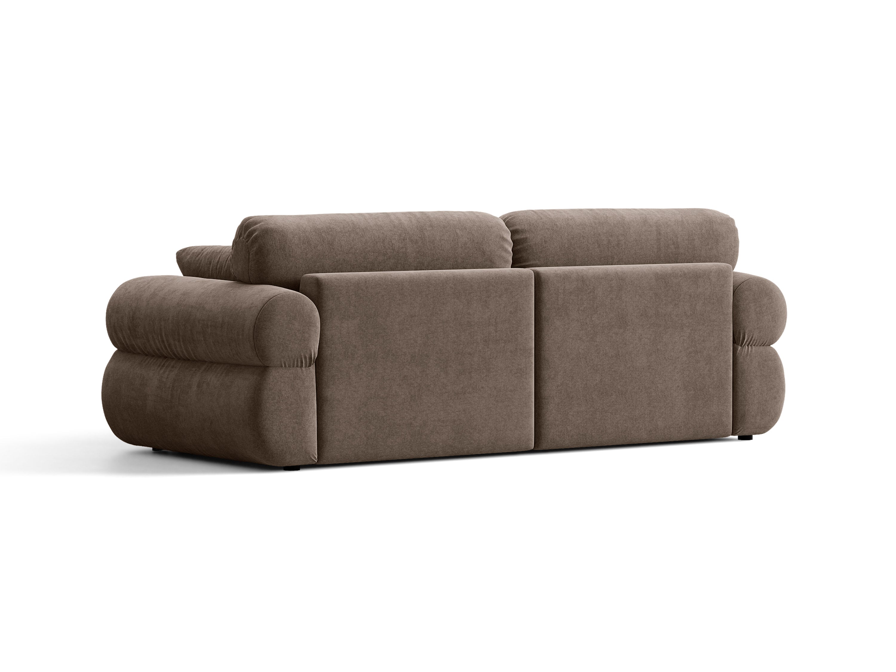 Micadoni Ophelia Sofa 3-Sitzer Strukturierter Stoff Liberty Cappuccino