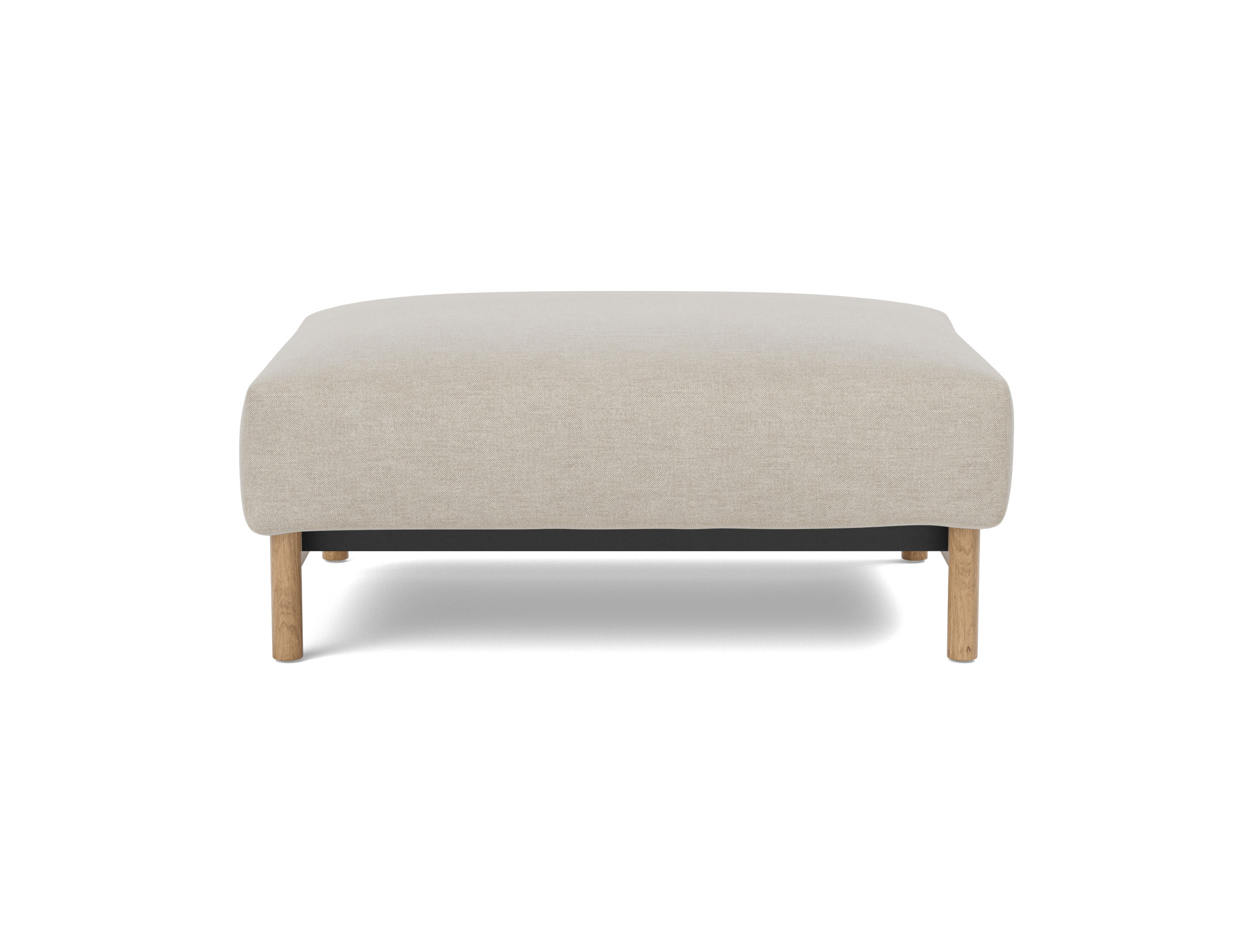 Hocker Malloy Flachgewebe Phobos 586-Latte Beine Eiche