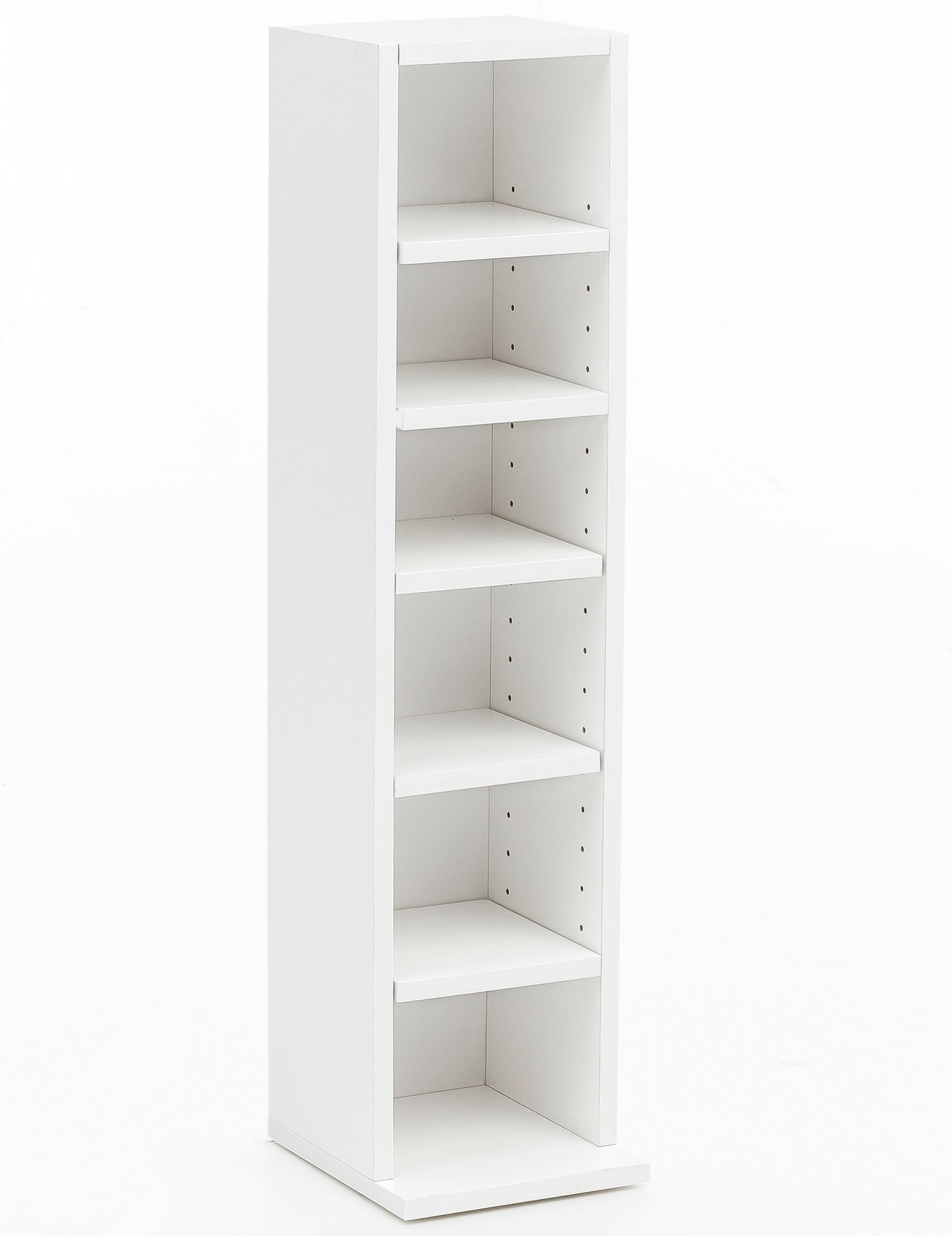 Standregal Fludir Weiß 21 × 20 × 91 cm
