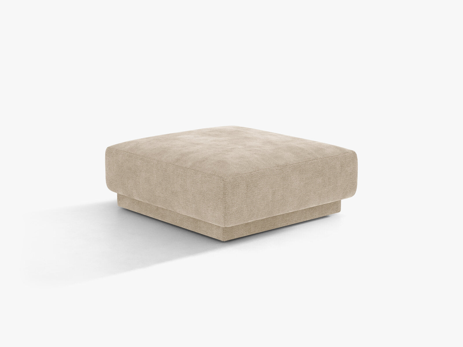 Micadoni Hocker Miley 1-Sitzer Chenille Eden Beige