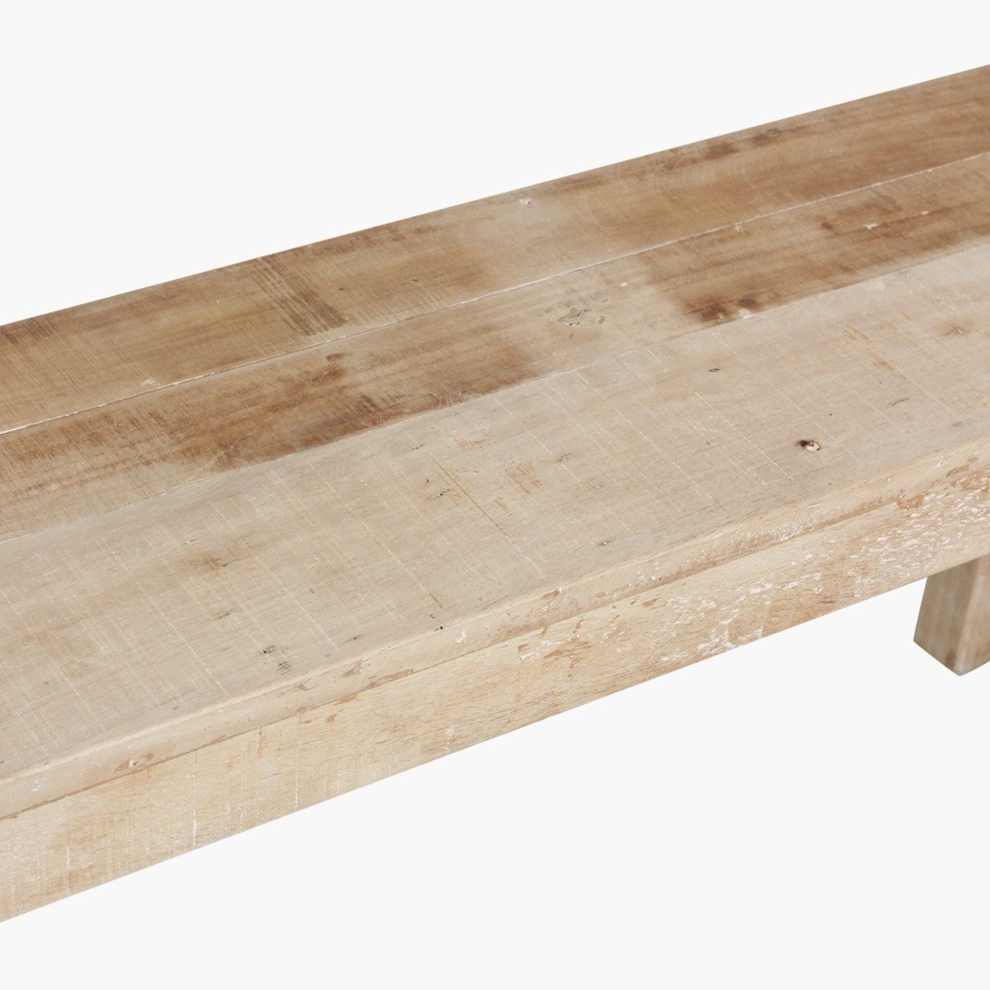 Raw Materials Limewash Klappbare Esszimmerbank 160cm
