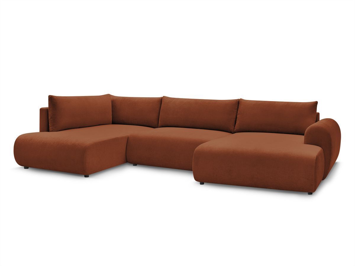 Bobochic Lucien Wohnlandschaft Stoff Orange Ecke rechts