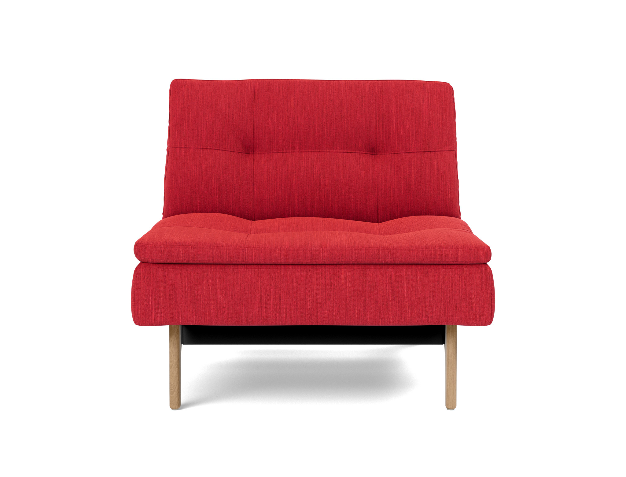 Sessel Dublexo Flachgewebe Elegance 511-Red Beine Eiche