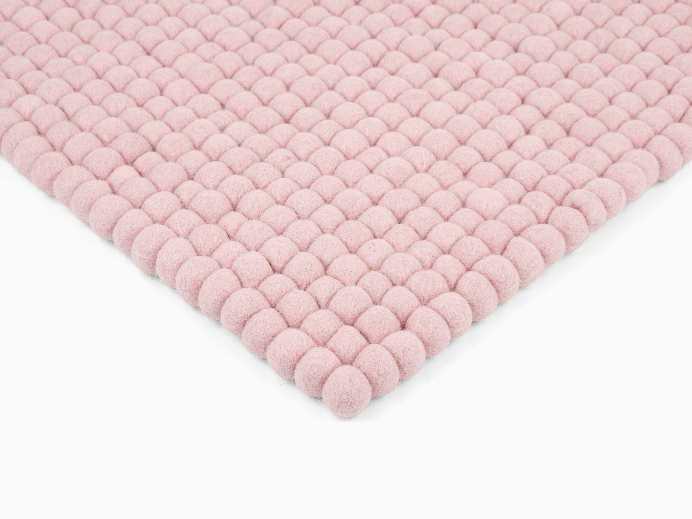 myfelt Mona Filzkugel-Sitzauflage Zartrosa 36 x 36 cm