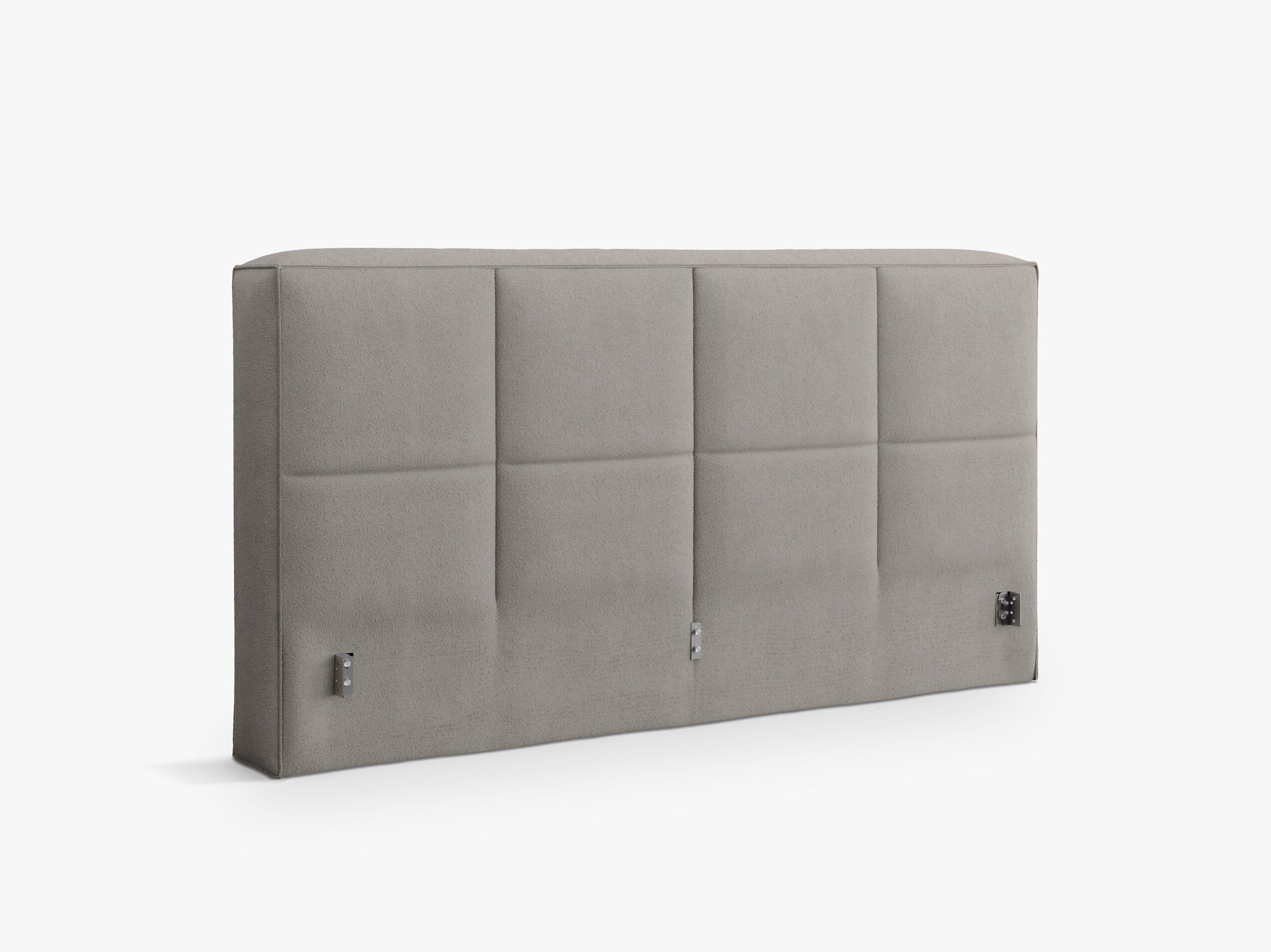 Micadoni Darren Samtiger Kopfteil Boucle LEGEND Dunkelbeige 229x100