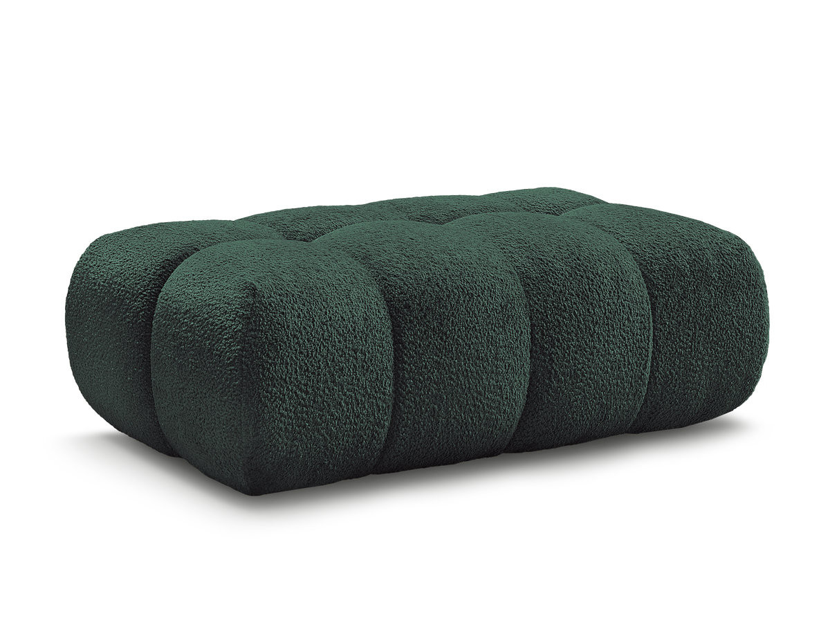 Bobochic Jaya Pouf Chenille Dunkelgrün