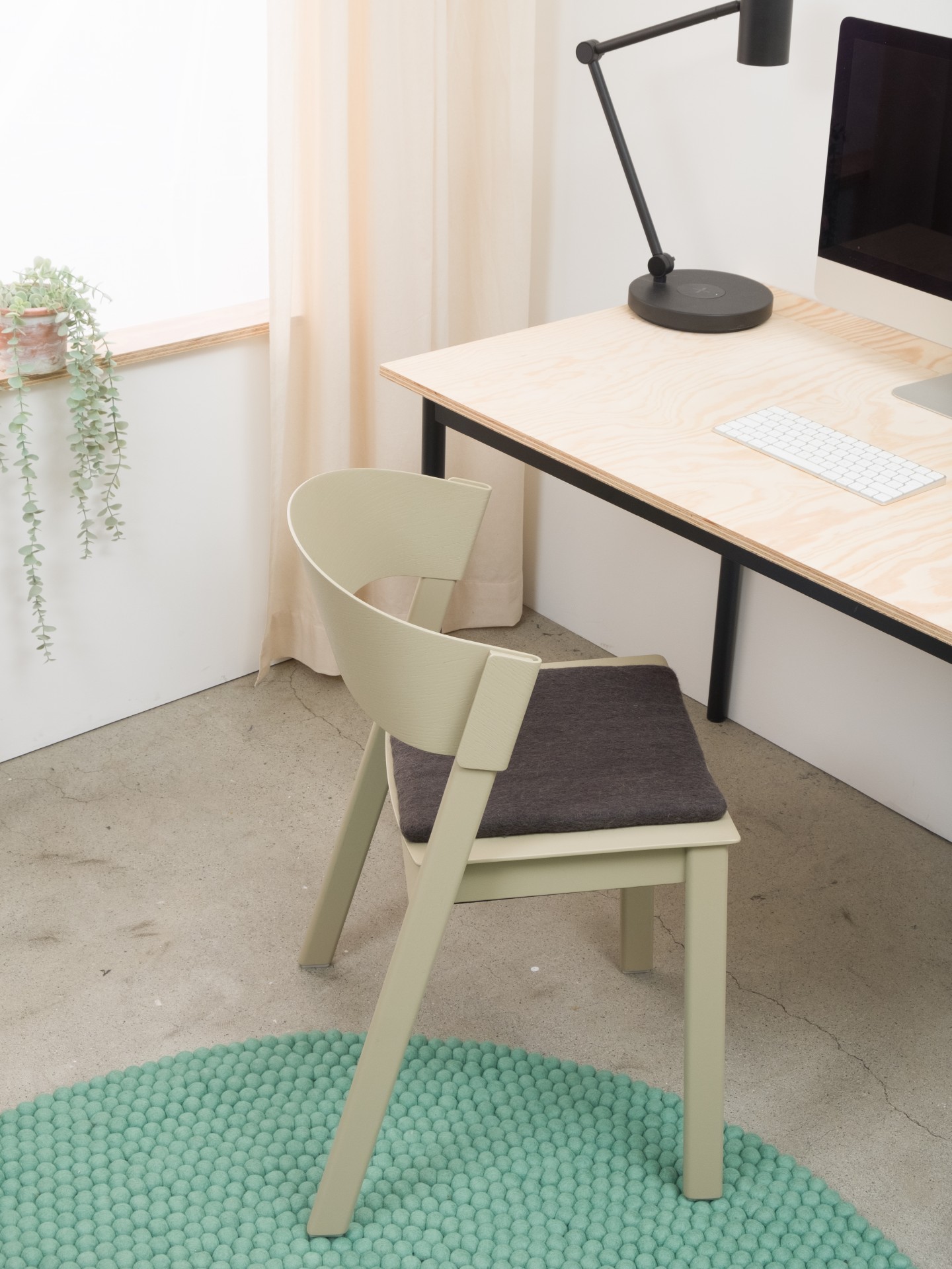 myfelt Kuno - Flache Sitzauflage quadratisch