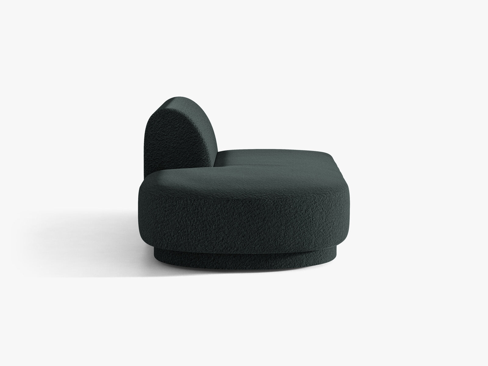 Micadoni 2-Sitzer Sitzmodul offen Miley Links Boucle Baloo Schwarz
