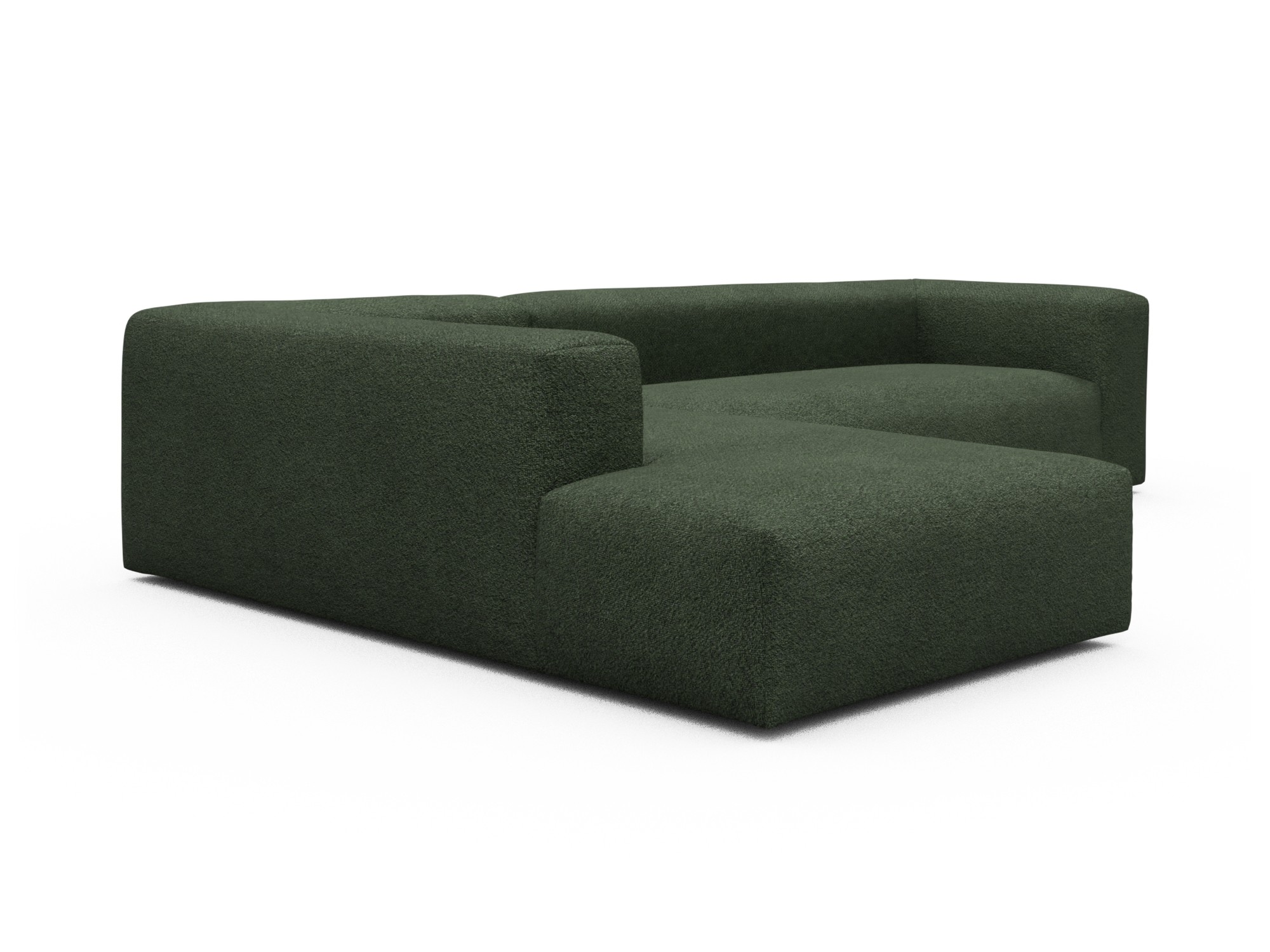 Skandi Home Ecksofa Fred Relax-Ecke links mit 2,5-Sitzer Vanora-Deep-Green moebelfaktor