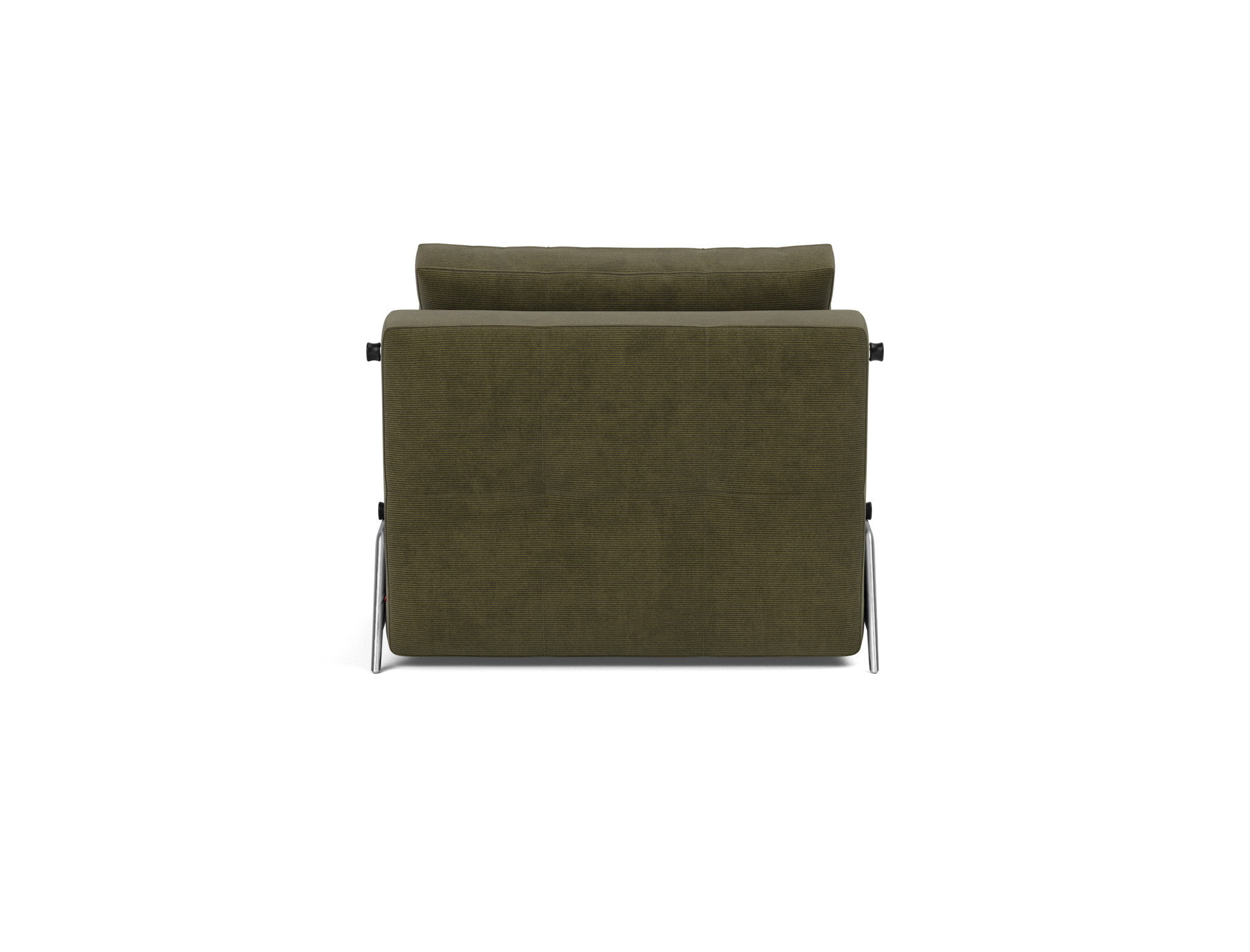 Schlafsessel Cubed 90 Kord Cordufine 316-Pine-Green Beine Aluminium