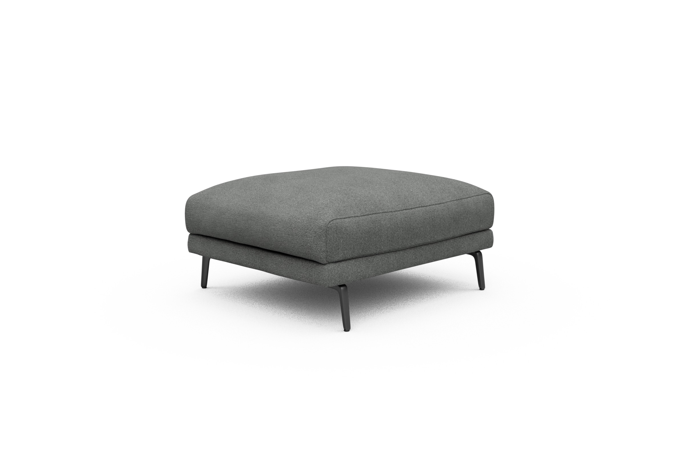 Sitzhocker Karl Boucle-Ash-Grey