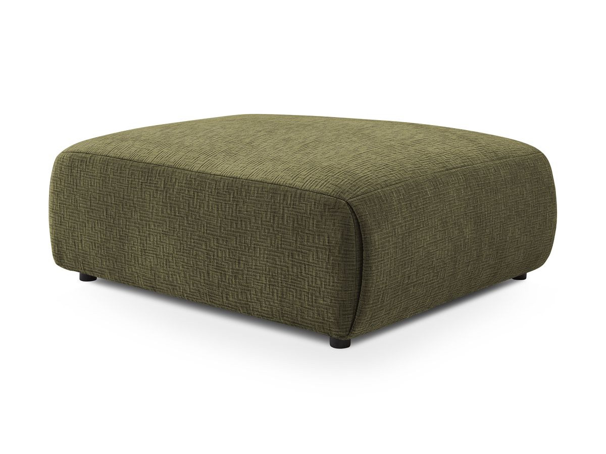 Bobochic Jeanne Pouf 95 × 117 cm Strukturstoff Grün