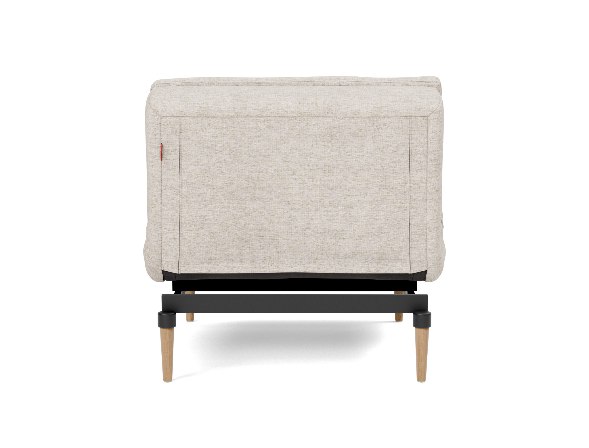 Sessel Dublexo Chenille Yuveno 470-Natural Beine Styletto Eiche hell