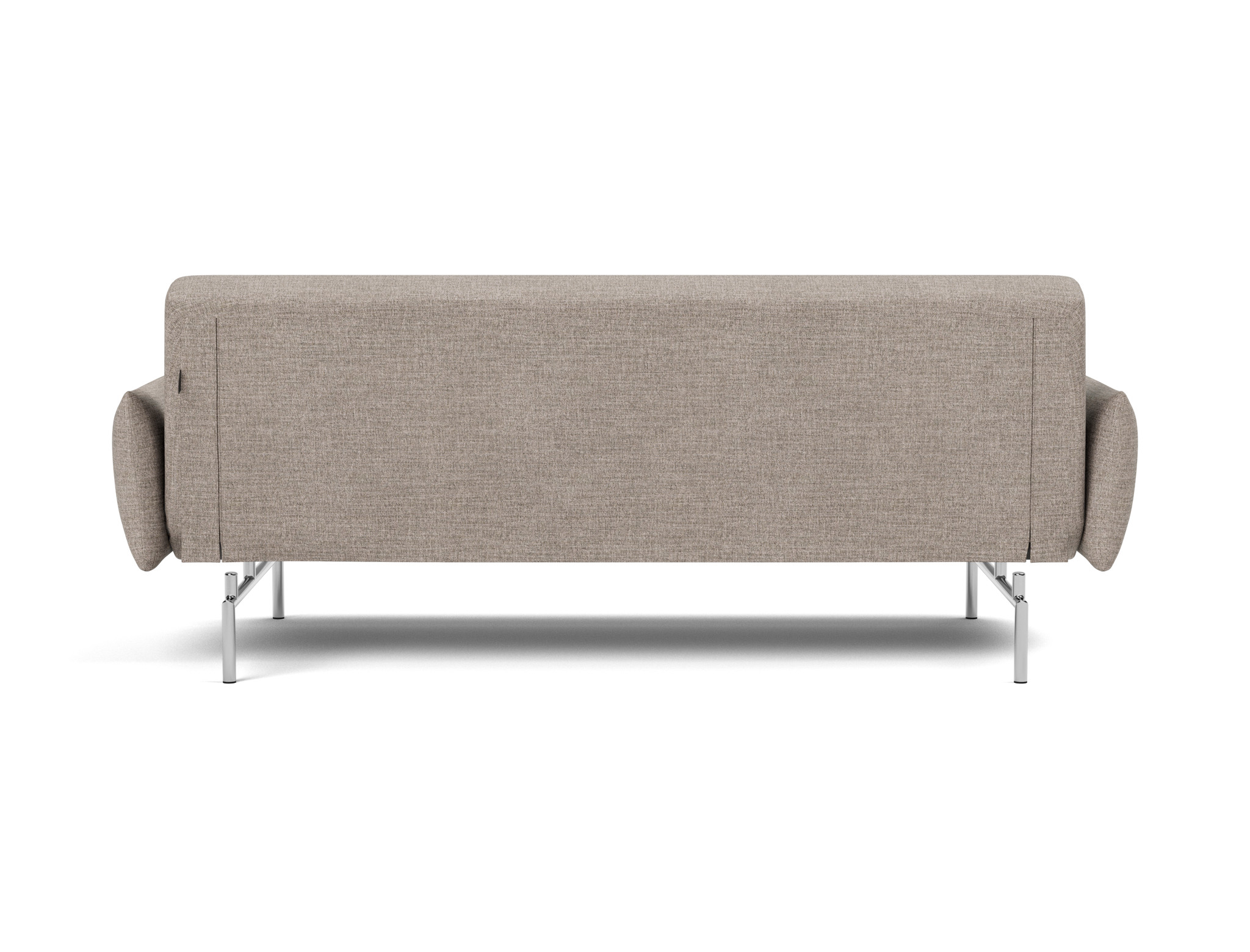 Schlafsofa Jillis mit Armlehnen Chenille Yuveno 472-Warm-Grey